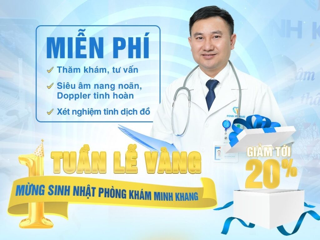MỪNG SINH NHẬT PHÒNG KHÁM MINH KHANG – TƯNG BỪNG ƯU ĐÃI TUẦN LỄ VÀNG!!