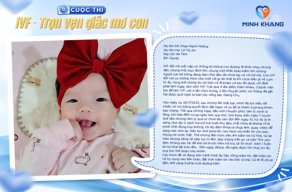 CUỘC THI: IVF – TRỌN VẸN GIẤC MƠ CON. Bài dự thi 11