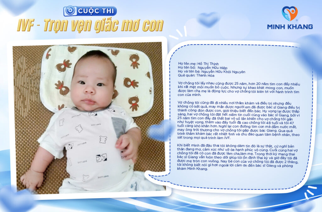 CUỘC THI: IVF – TRỌN VẸN GIẤC MƠ CON. Bài dự thi 05