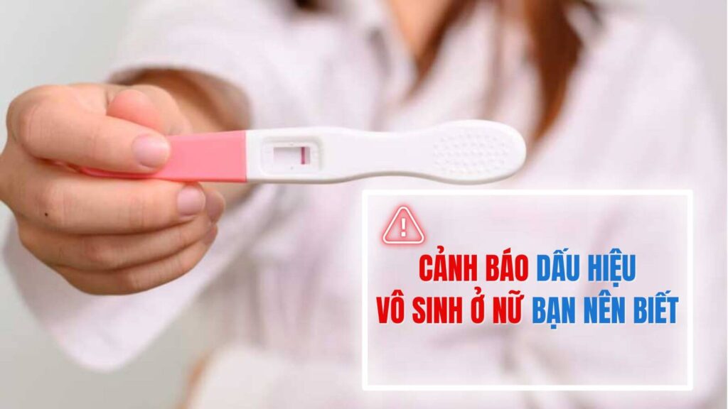 Các dấu hiệu cảnh báo vô sinh nữ